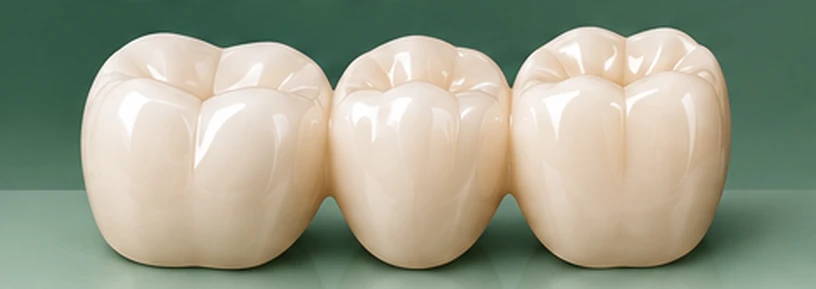 Monolithic zirconia dental bridge — full-contour, milled from a single block — Smile Spot Dentistry, Venice FL