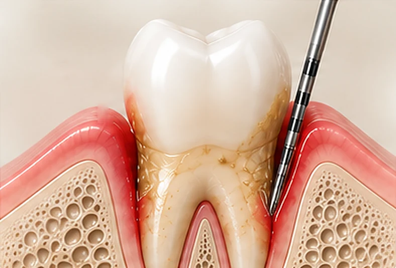 Mild–Moderate Periodontitis — periodontal stage illustration, Smile Spot Dentistry Venice FL