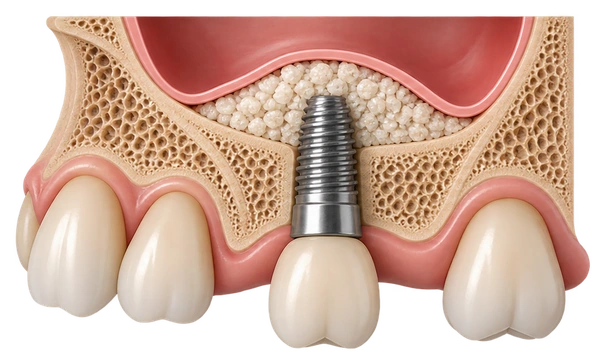 Single Tooth + Simultaneous Sinus Lift — Smile Spot Dentistry, Venice, FL